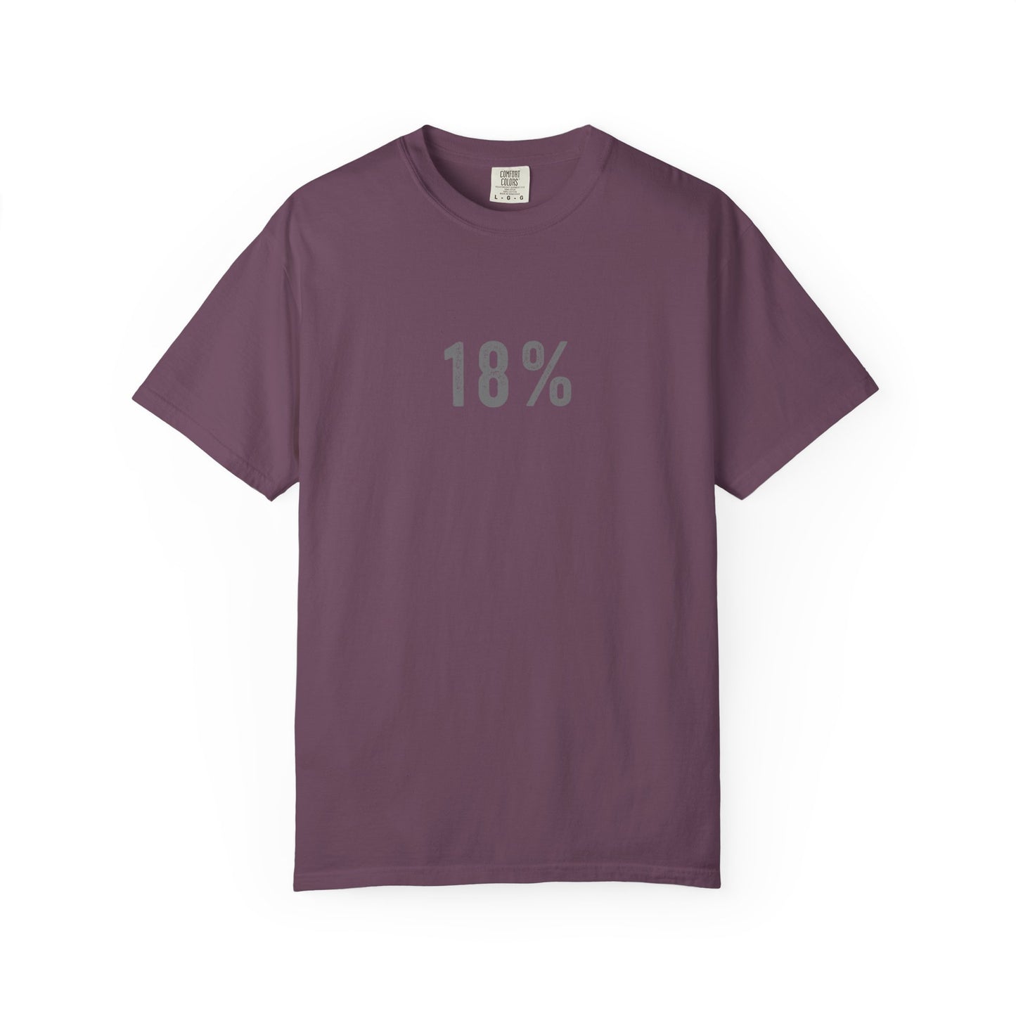 18% Grey T-Shirt – Photography Exposure Reference Tee for Photographers, Creators & Camera Lovers