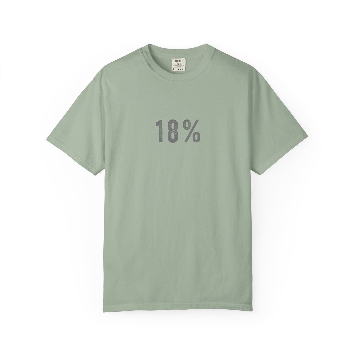 18% Grey T-Shirt – Photography Exposure Reference Tee for Photographers, Creators & Camera Lovers