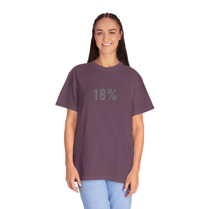 18% Grey T-Shirt – Photography Exposure Reference Tee for Photographers, Creators & Camera Lovers