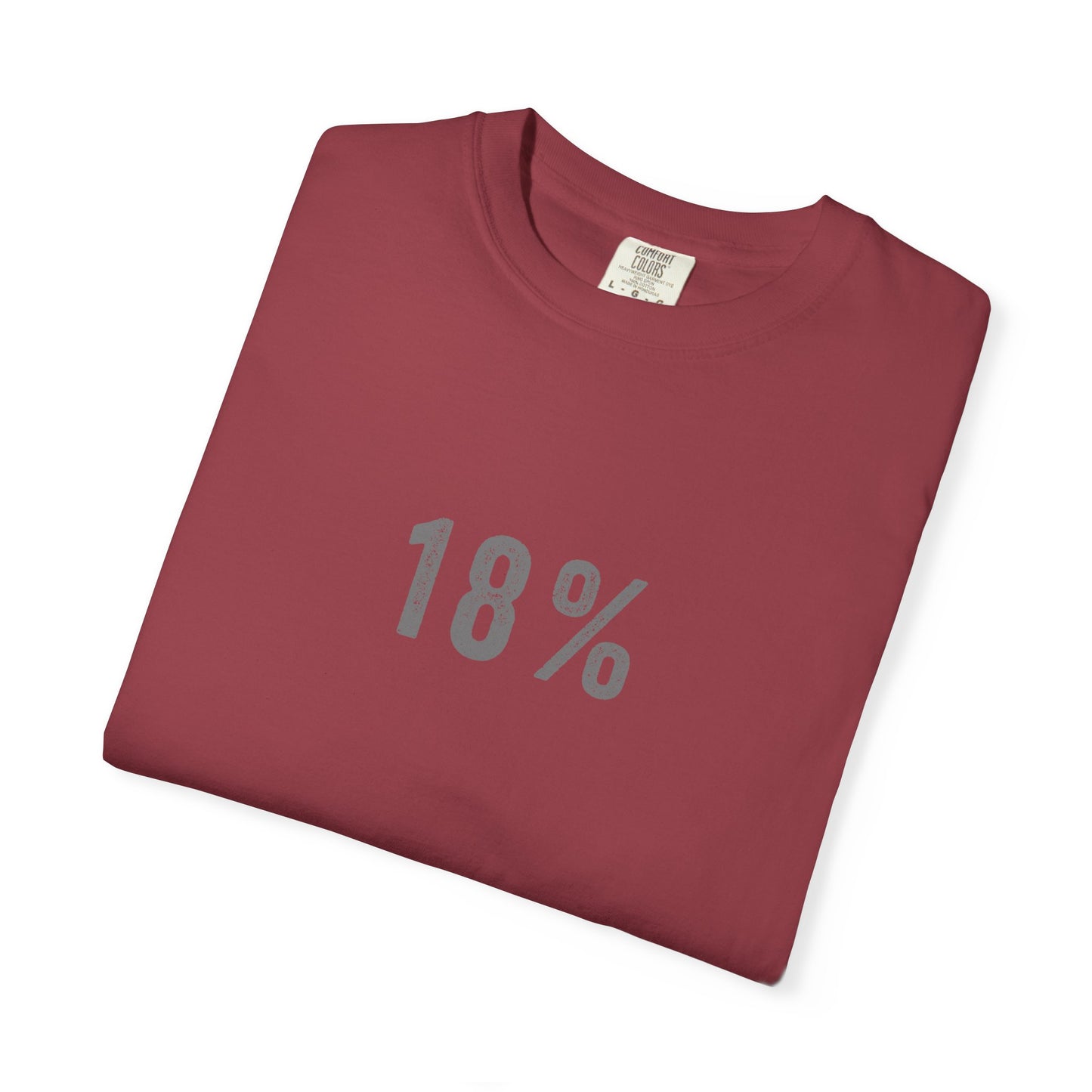 18% Grey T-Shirt – Photography Exposure Reference Tee for Photographers, Creators & Camera Lovers