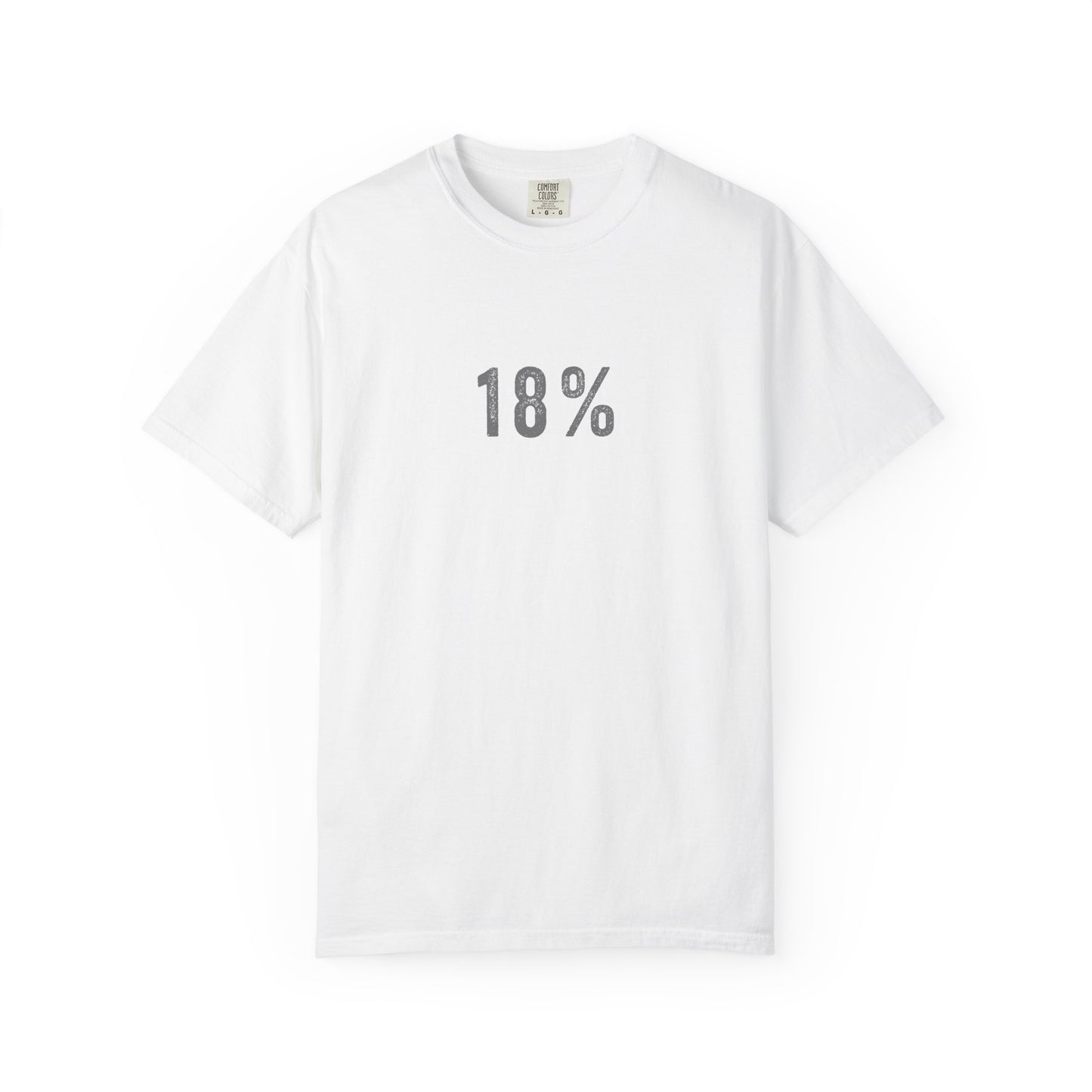 18% Grey T-Shirt – Photography Exposure Reference Tee for Photographers, Creators & Camera Lovers