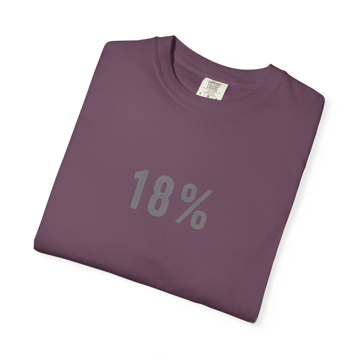 18% Grey T-Shirt – Photography Exposure Reference Tee for Photographers, Creators & Camera Lovers