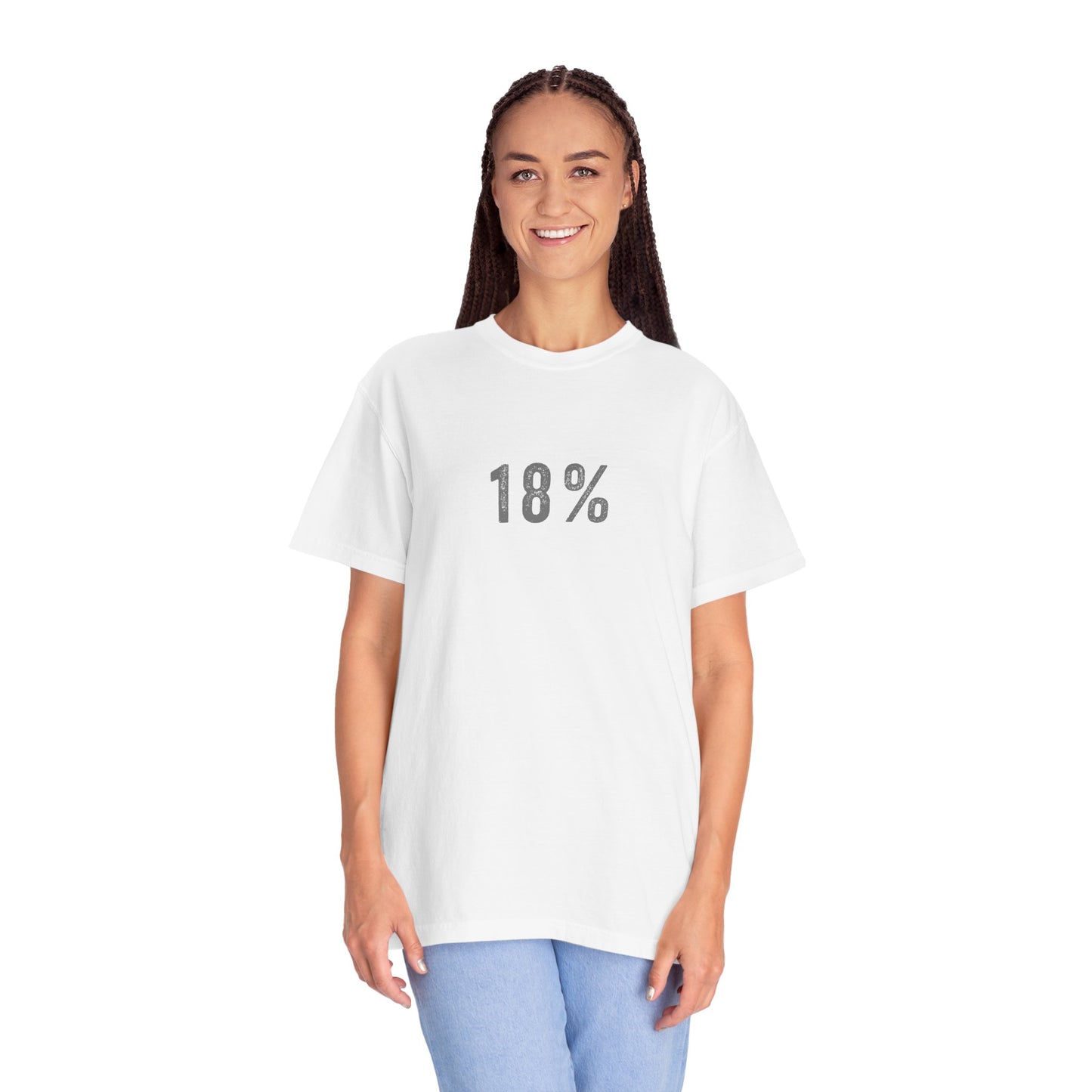18% Grey T-Shirt – Photography Exposure Reference Tee for Photographers, Creators & Camera Lovers