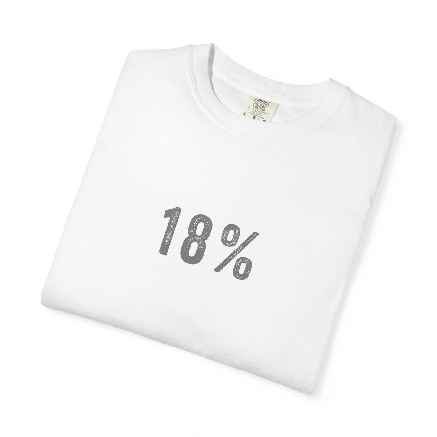 18% Grey T-Shirt – Photography Exposure Reference Tee for Photographers, Creators & Camera Lovers