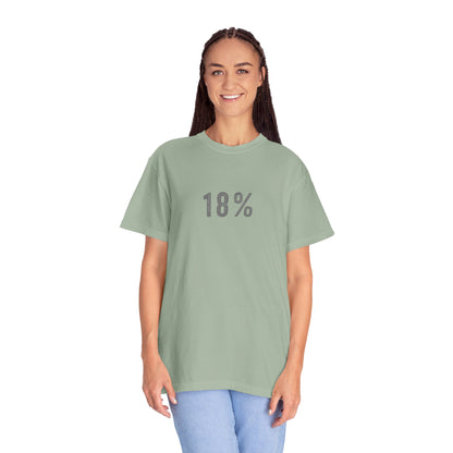 18% Grey T-Shirt – Photography Exposure Reference Tee for Photographers, Creators & Camera Lovers